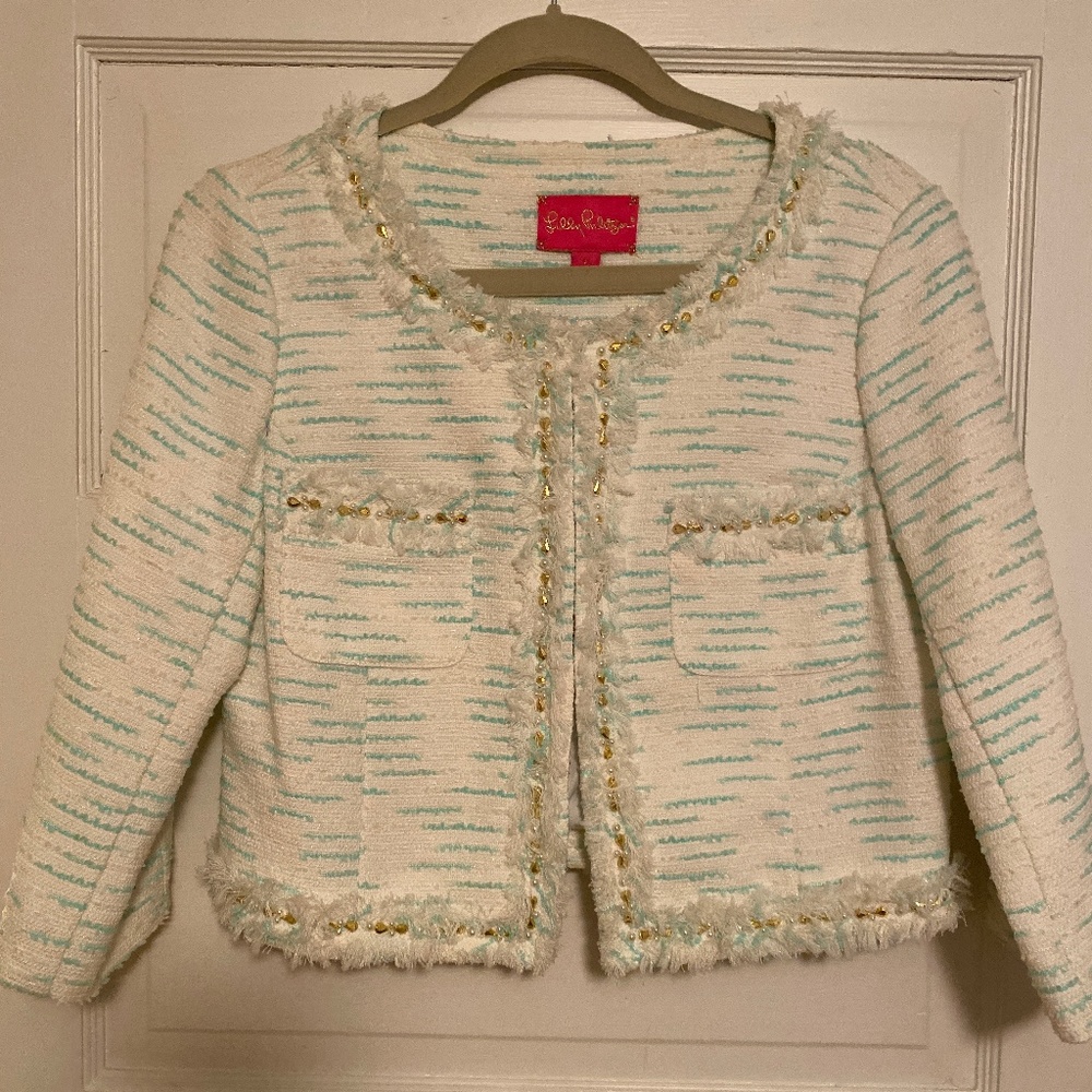 LILLY PULITZER CROP BLAZER